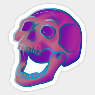 Laughing Skull Sticker